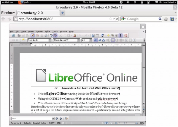 LibreOffice OpenOffice ашық бастапқы кодының жобасы болып табылады, ол өткен жылы Oracle компаниясының Sun сатып алғаннан кейін пайда болды