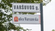 В Вильнюсе исчезла табличка с польским названием улицы Варшавская, которая была открыта всего два месяца назад